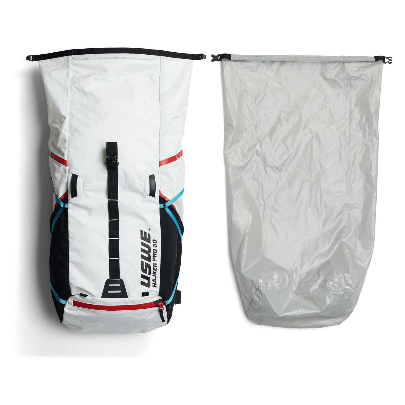 USWE Hajker Pro Winter 30L Rolltop Daypack - Cool White | 8Lines Shop 