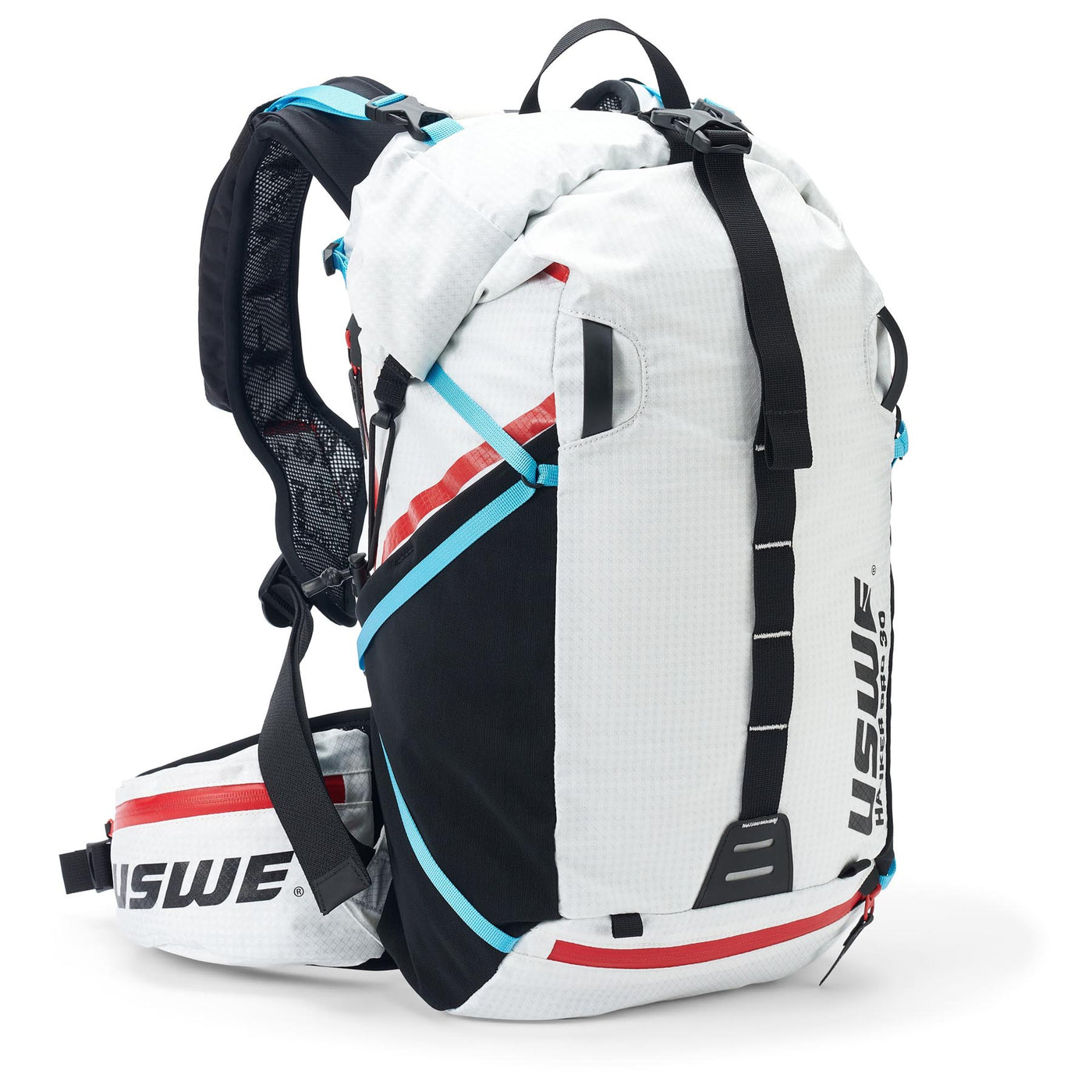 USWE Hajker Pro Winter 30L Rolltop Daypack - Cool White | 8Lines Shop 