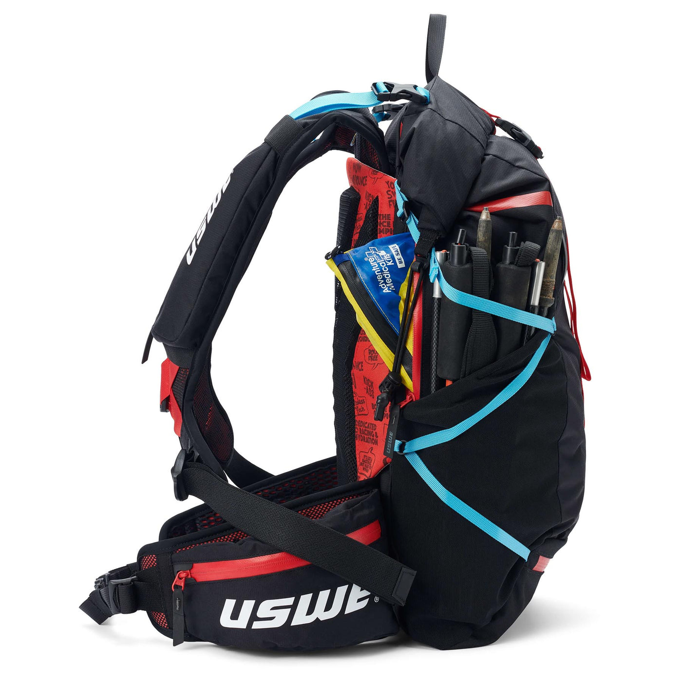 USWE Hajker Winter 30L Rolltop Daypack - Carbon Black | 8Lines Shop - Fast Shipping