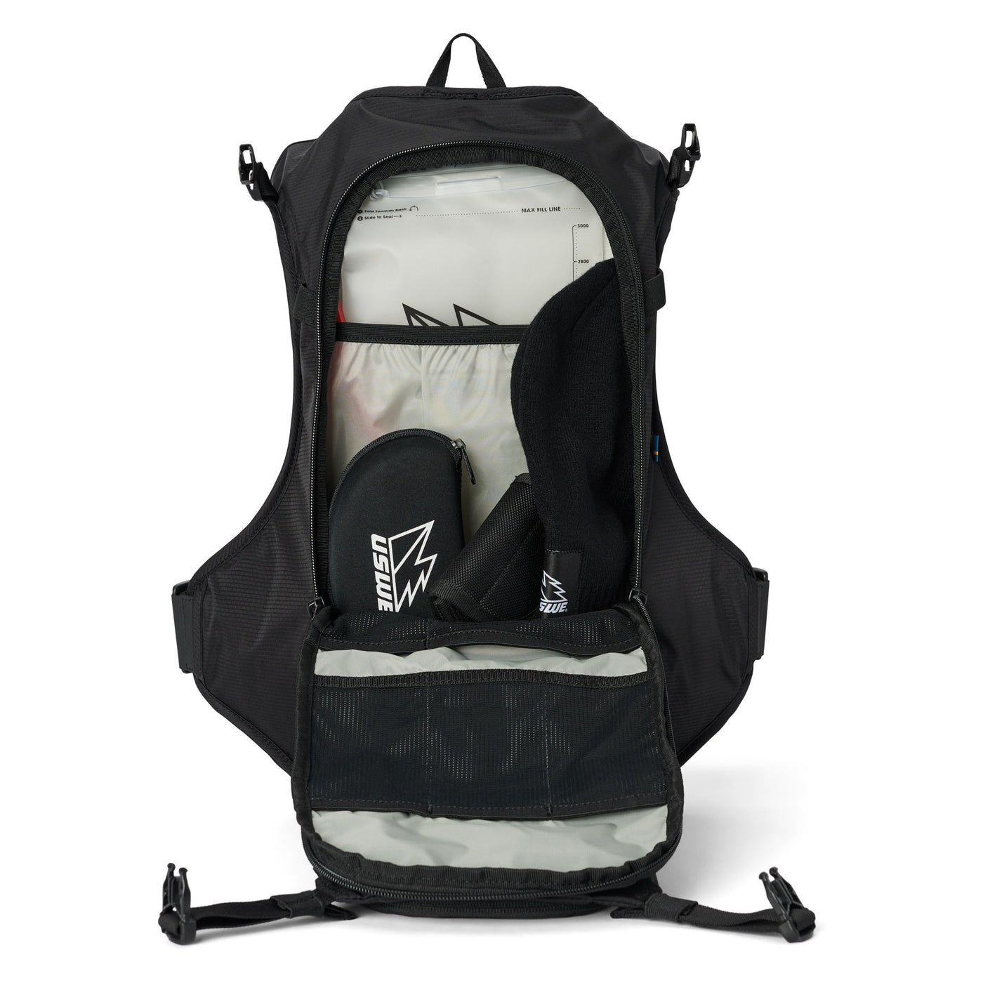 USWE MTB Hydro 12L Hydration System Backpack - Black | 8Lines Shop - Fast Shipping World Wide