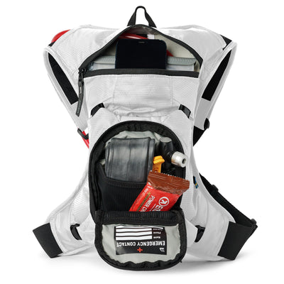 USWE MTB Hydro 3L Hydration System Backpack - White | 8Lines Shop - Fast Shipping World Wide