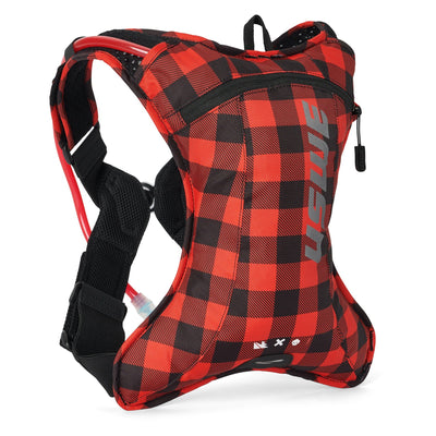 USWE Outlander Bike 2L Hydration System Backpack - Flannel Red/Black | 8Lines Shop - Fast Shipping World Wide