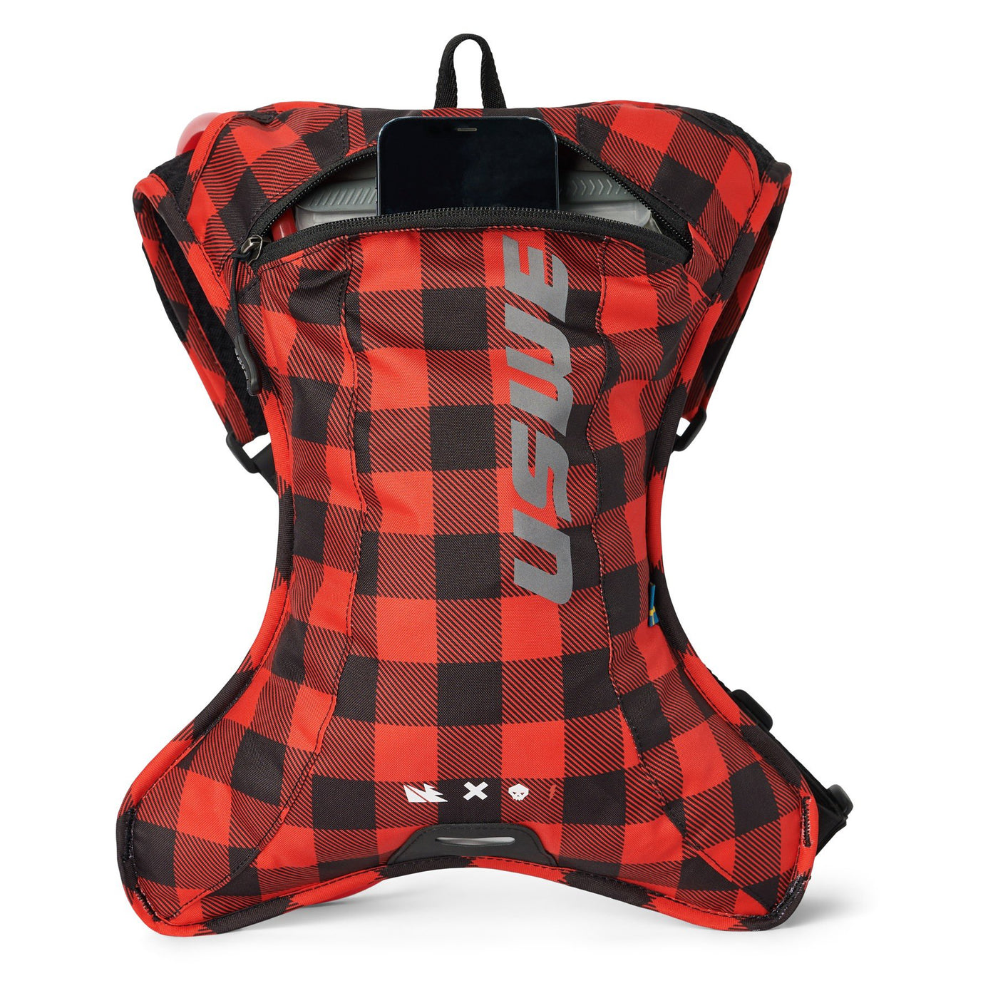 USWE Outlander Bike 2L Hydration System Backpack - Flannel Red/Black | 8Lines Shop - Fast Shipping World Wide