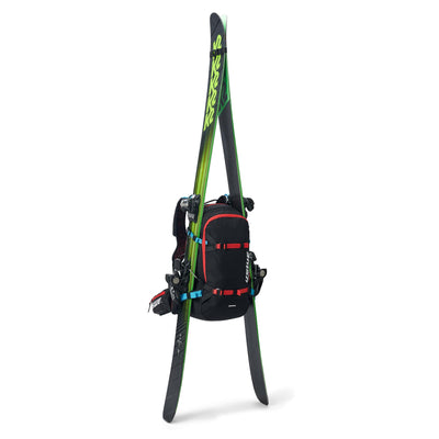 USWE Pow 25L Alpine Skiing Protector Pack - Carbon Black | 8Lines Shop - Fast Shipping