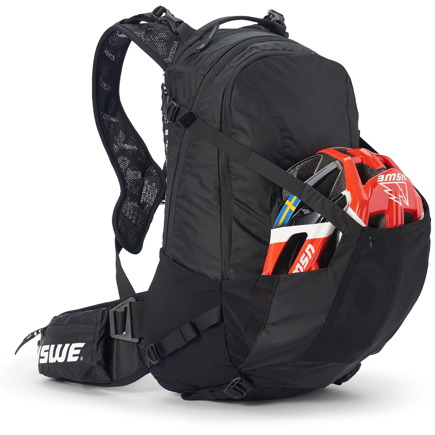 USWE Shred 16L Hydration Compatible MTB Daypack - Black | 8Lines Shop