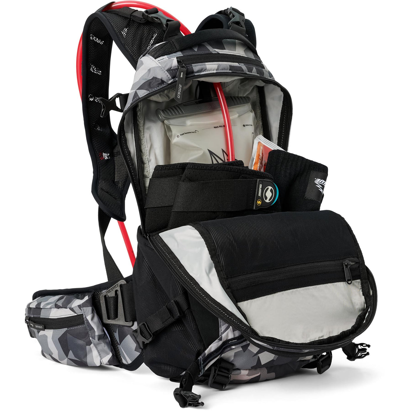 USWE Shred 16L Hydration Compatible MTB Daypack - Camo | 8Lines Shop