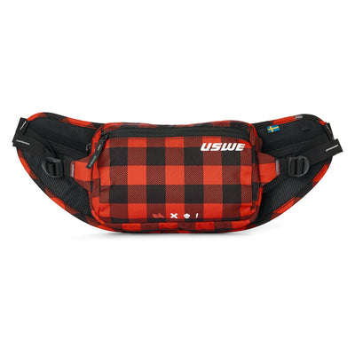 USWE Waist 2L Hydration Compatible Hip Pack - Flannel Red | 8Lines Shop - Fast Shipping World Wide