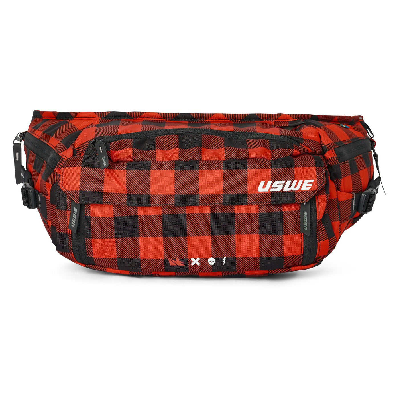 USWE Waist 6L Hydration Compatible Hip Pack - Flannel Red | 8Lines Shop - Fast Shipping World Wide