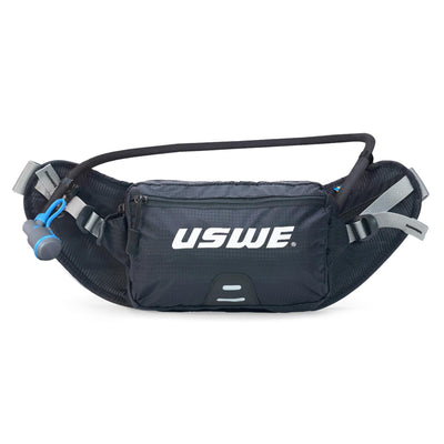 USWE Zulo 2L Winter Hydration System Waist Pack - Carbon Black