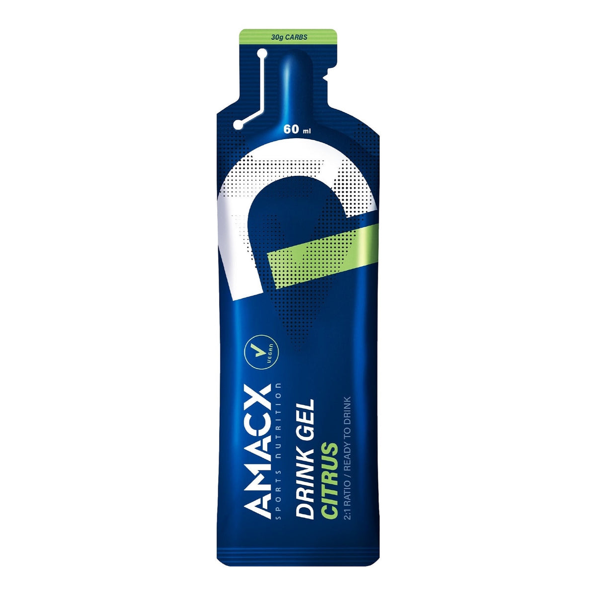 Amacx Energy Drink Gel, citrusaugļu, 12 x 60 ml