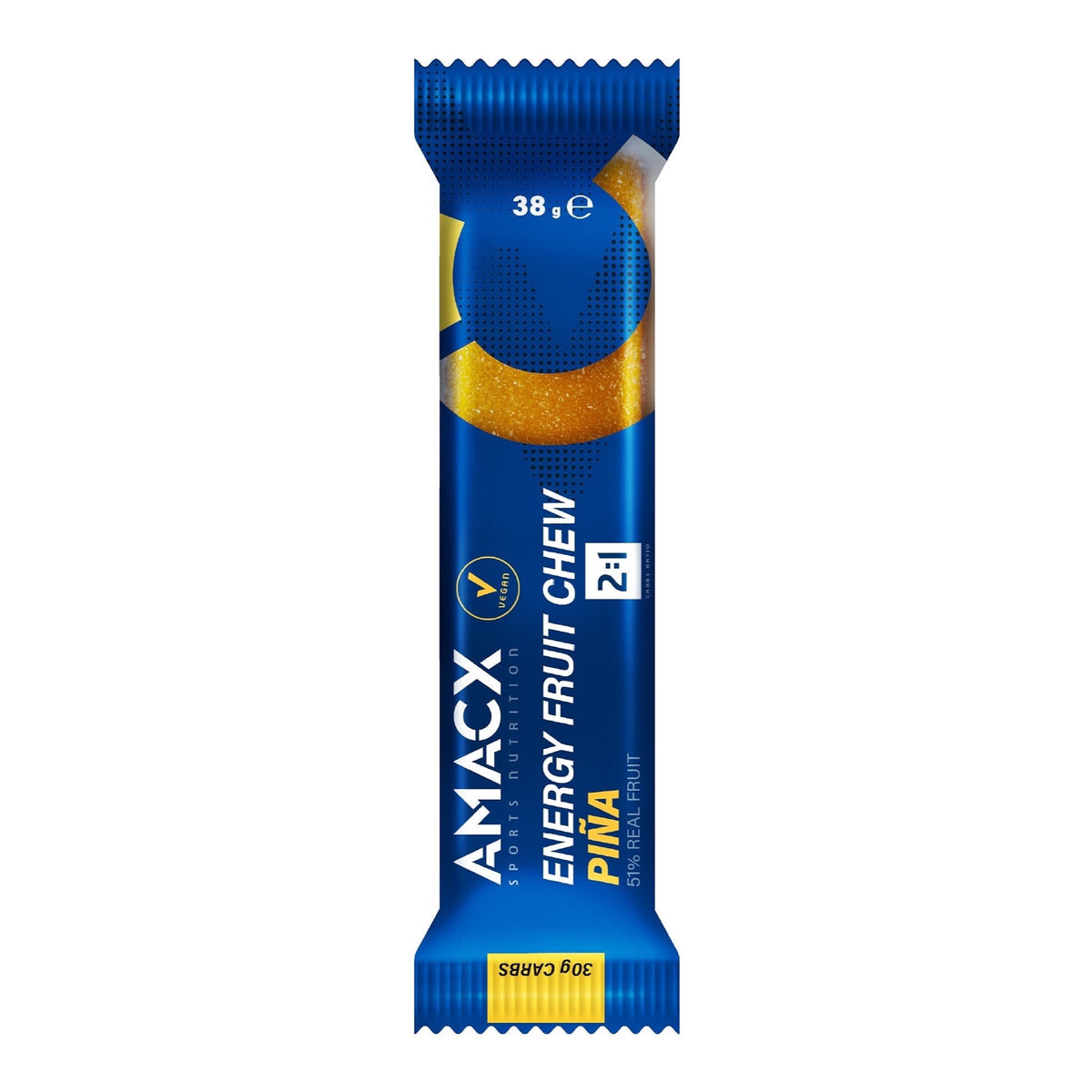 Amacx Energy Fruit Chew Pina 38g