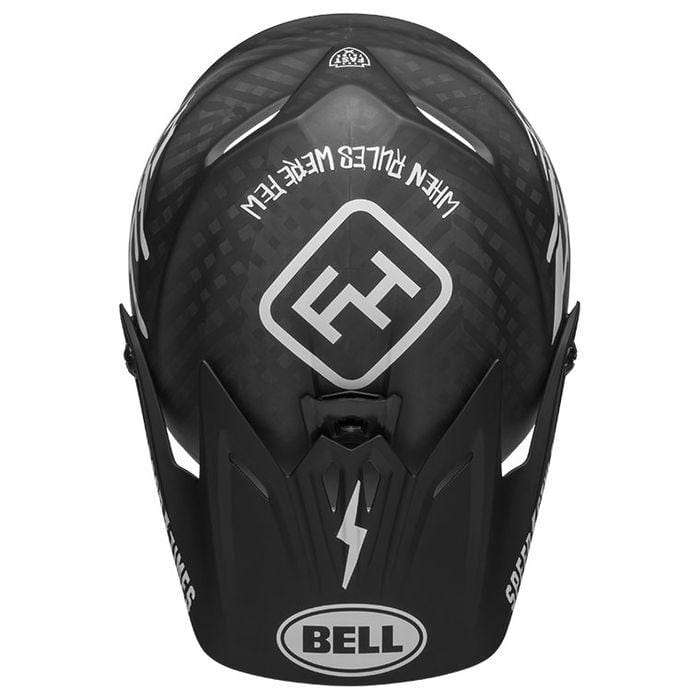 Bell Full-9 Carbon Helmet Fasthouse - Matte Black/White 8Lines Shop - Fast Shipping