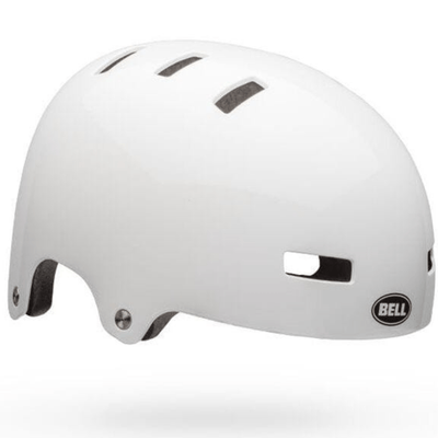 Bell Helmet Local - Gloss White 8Lines Shop - Fast Shipping