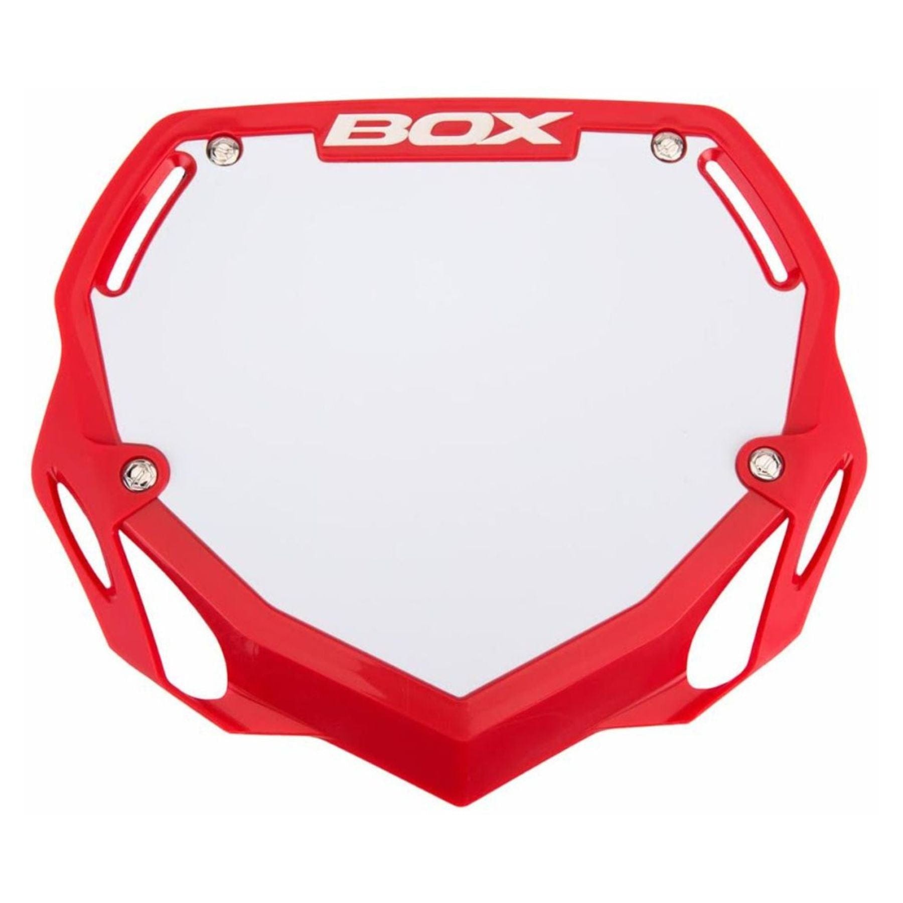 Bmx Racing Number Plate Box One BMX Racing Number Plate - Red | 8Lines Shop