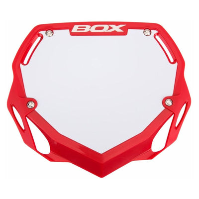 Box One BMX Racing Number Plate - Red 8Lines Shop - Fast Shipping