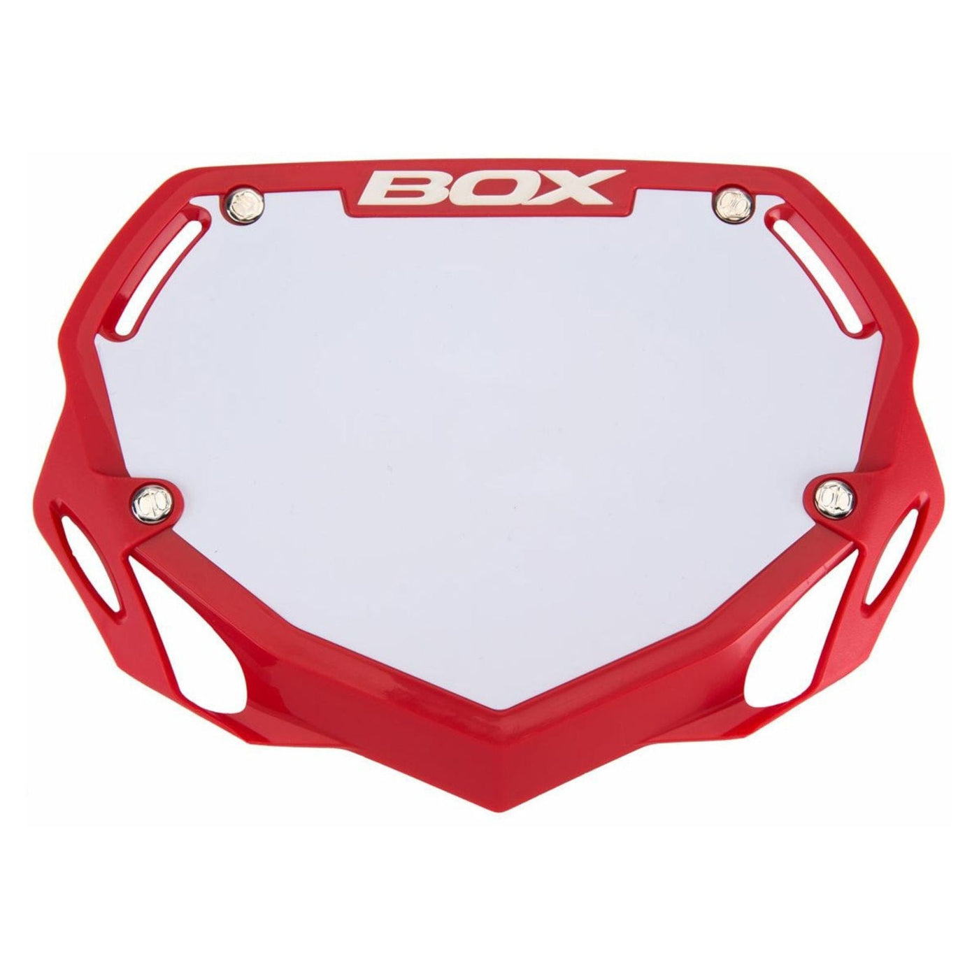 Box One BMX Racing Number Plate - Red 8Lines Shop - Fast Shipping