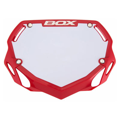 Box One BMX Racing Number Plate - Red 8Lines Shop - Fast Shipping