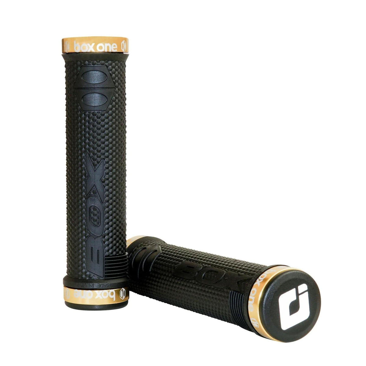 Box One NO Flange Lock On Grips 130mm - Black/Gold