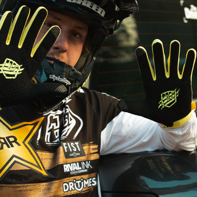 FIST Gloves - Black N Yellow 8Lines Shop - Fast Shipping