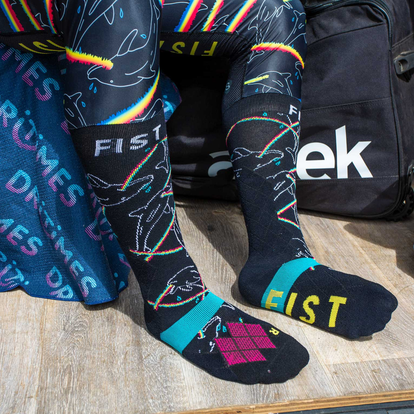 FIST Moto Socks - Lazer Dolphins 8Lines Shop - Fast Shipping