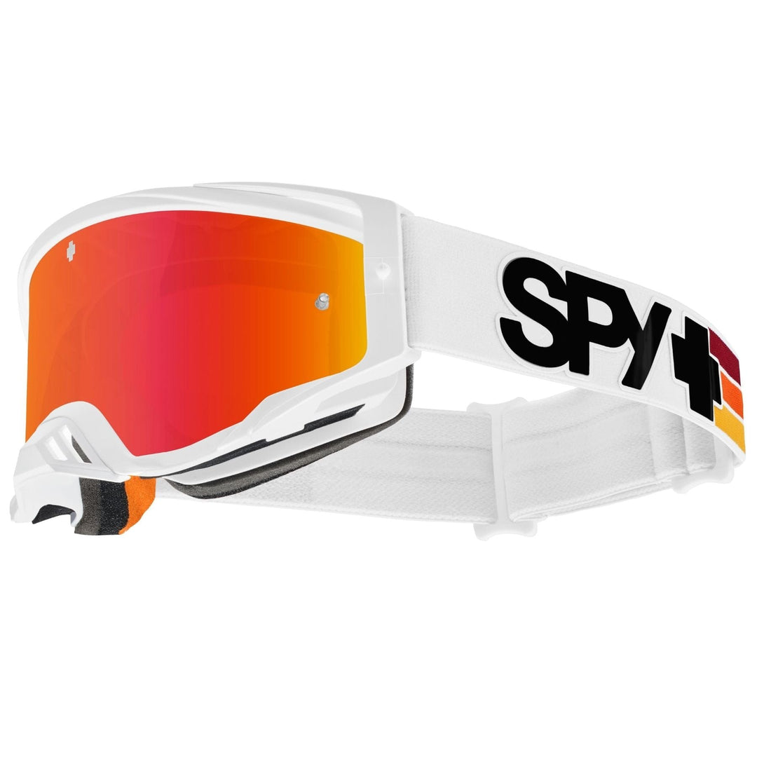 spy mx goggles SPY Foundation Plus MX Goggles - Speedway Matte White + Bonus Lens