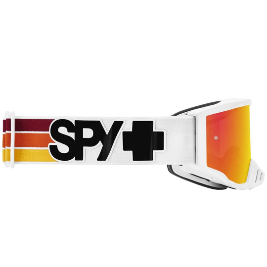 SPY Foundation Plus MX Goggles - Speedway Matte White + Bonus Lens