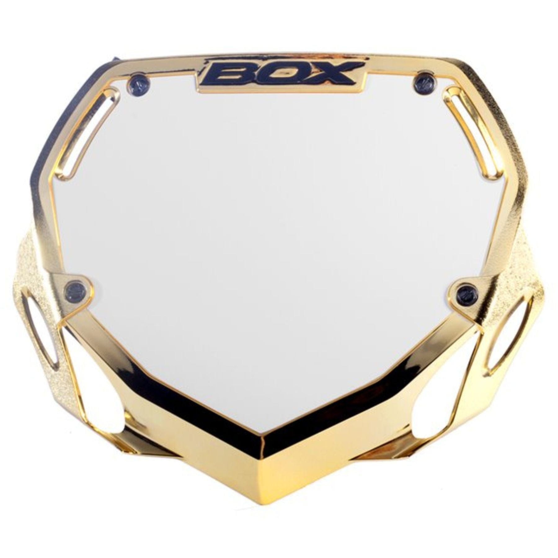 Bmx Racing Number Plate Box One BMX Racing Number Plate - Chrome Gold | 8Lines Shop