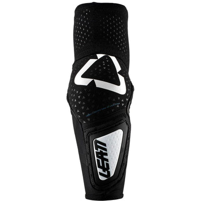 LEATT Elbow Guards 3DF Hybrid EXT - White/Black 8Lines Shop - Fast Shipping