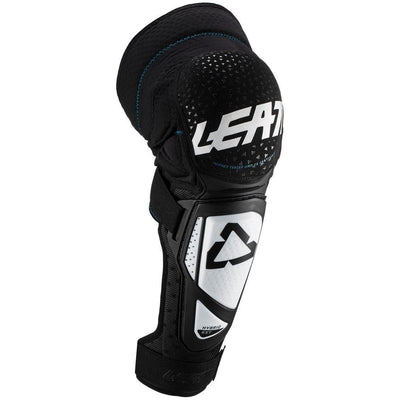 LEATT Knee & Shin Guards 3DF Hybrid EXT Junior - White/Black 8Lines Shop - Fast Shipping