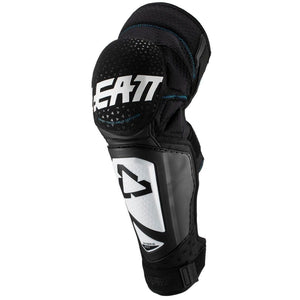 LEATT Knee & Shin Guards 3DF Hybrid EXT - White/Black 8Lines Shop - Fast Shipping