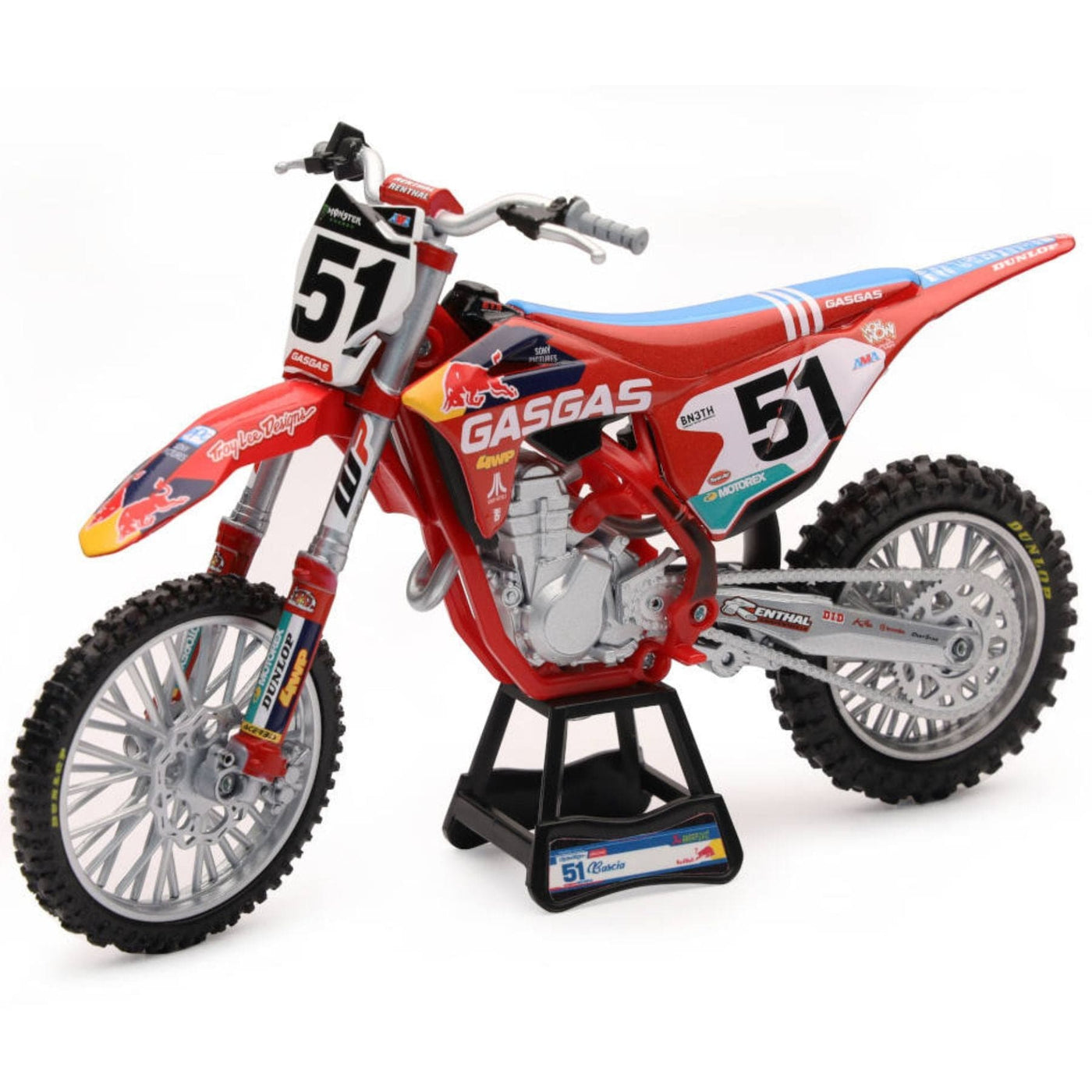 New Ray TLD Red Bull GASGAS Kids Toy - Justin Barcia #51 8Lines Shop - Fast Shipping