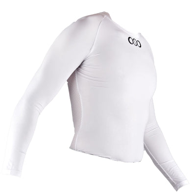 NoLogo Racer Adult Long Sleeve Cycling Jersey - White 8Lines Shop - Fast Shipping