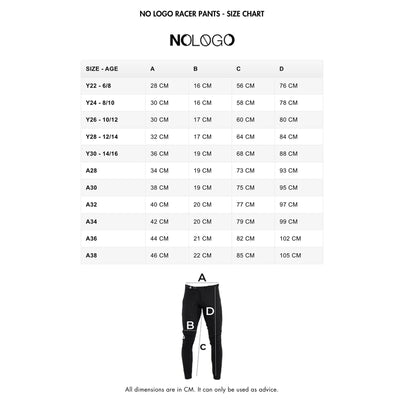 NoLogo Racer Youth BMX Pants - Red 8Lines Shop - Fast Shipping