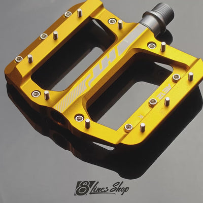 HT AE12 SX BMX Platform Pedal - Gold | 8Lines Shop - Fast Shipping World Wide