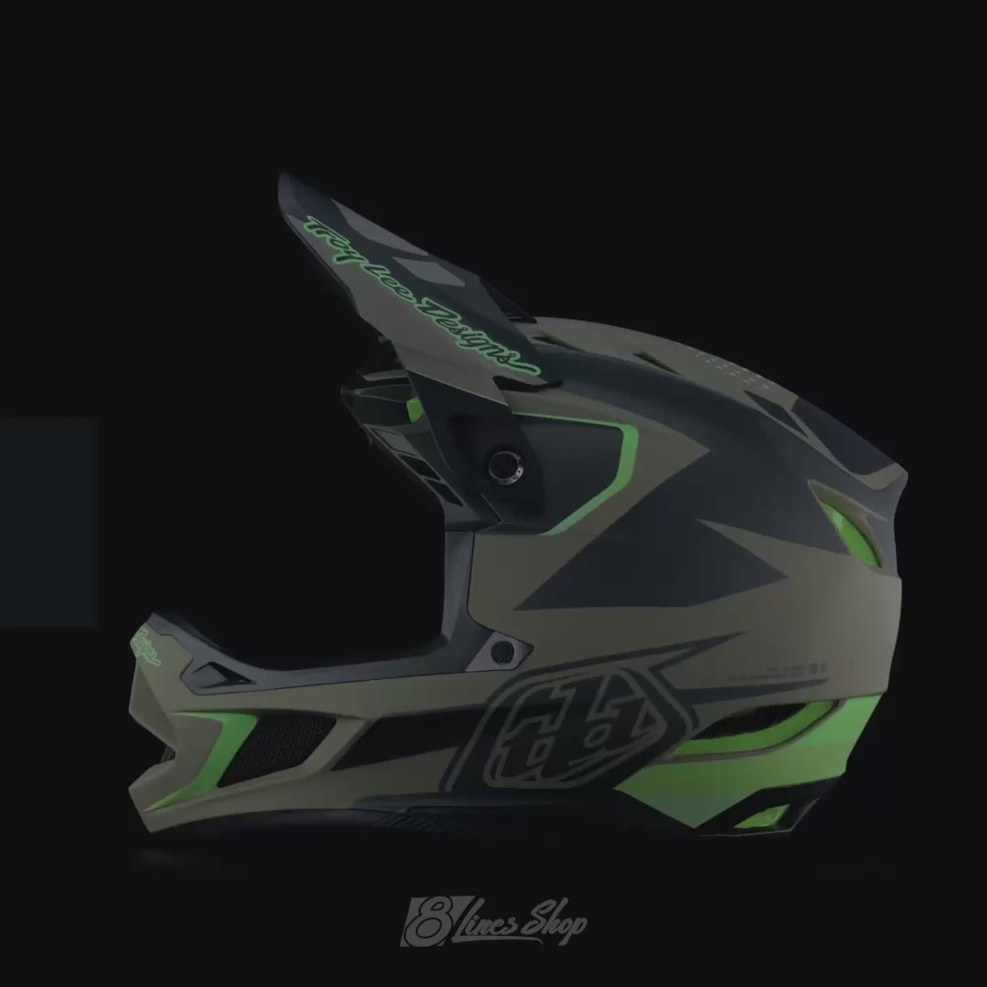 TLD D4 Composite MIPS Helmet Optic - Timber | 8Lines Shop - Fast Shipping World Wide