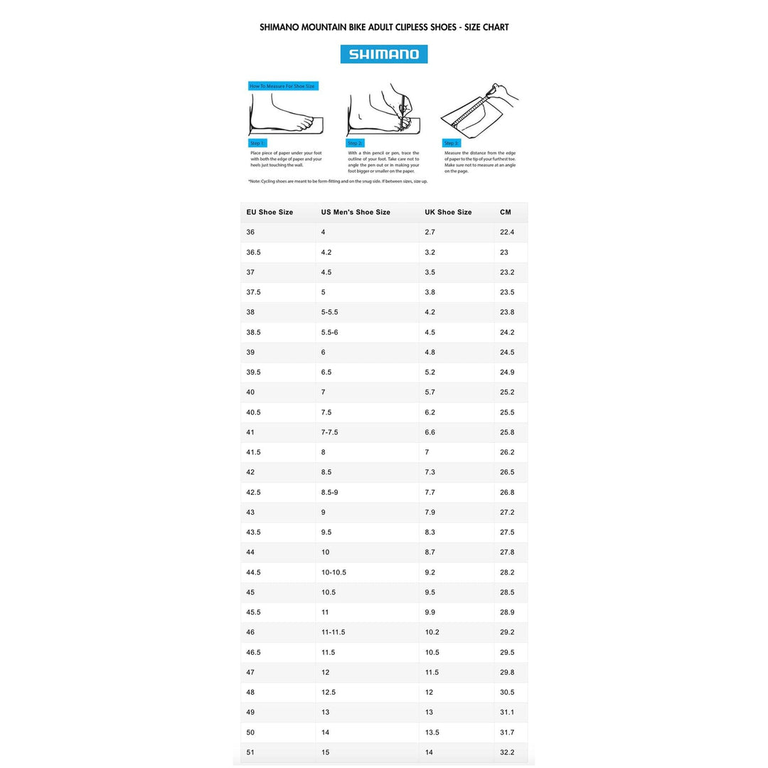 Shimano Mountain Bike Clipless Shoes XC502 Black 8Lines