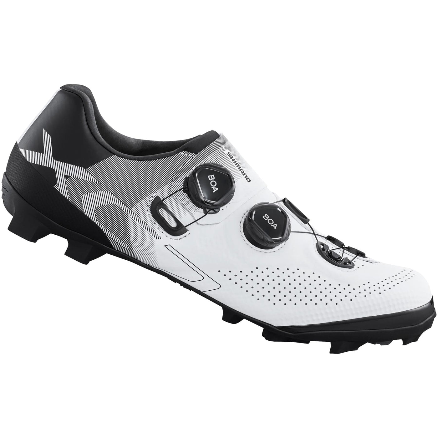 Shimano Mountain Bike Clipless Shoes SH-XC702 - White 8Lines Shop - Fast Shipping