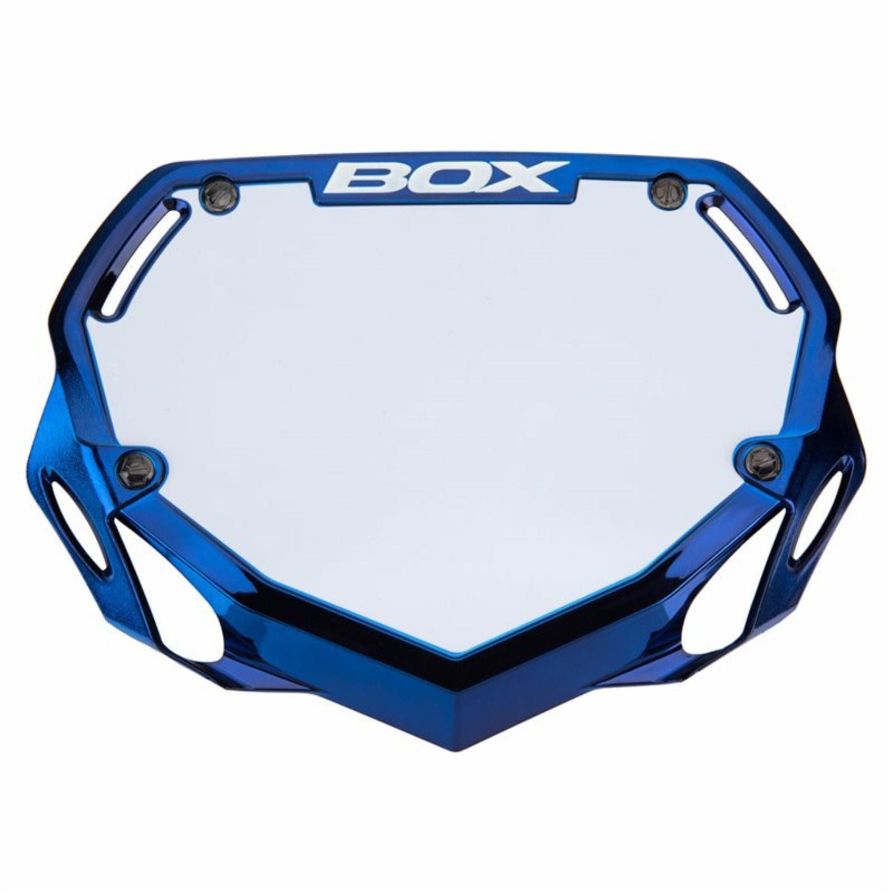Bmx Racing Number Plate Box One BMX Racing Number Plate - Chrome Blue | 8Lines Shop