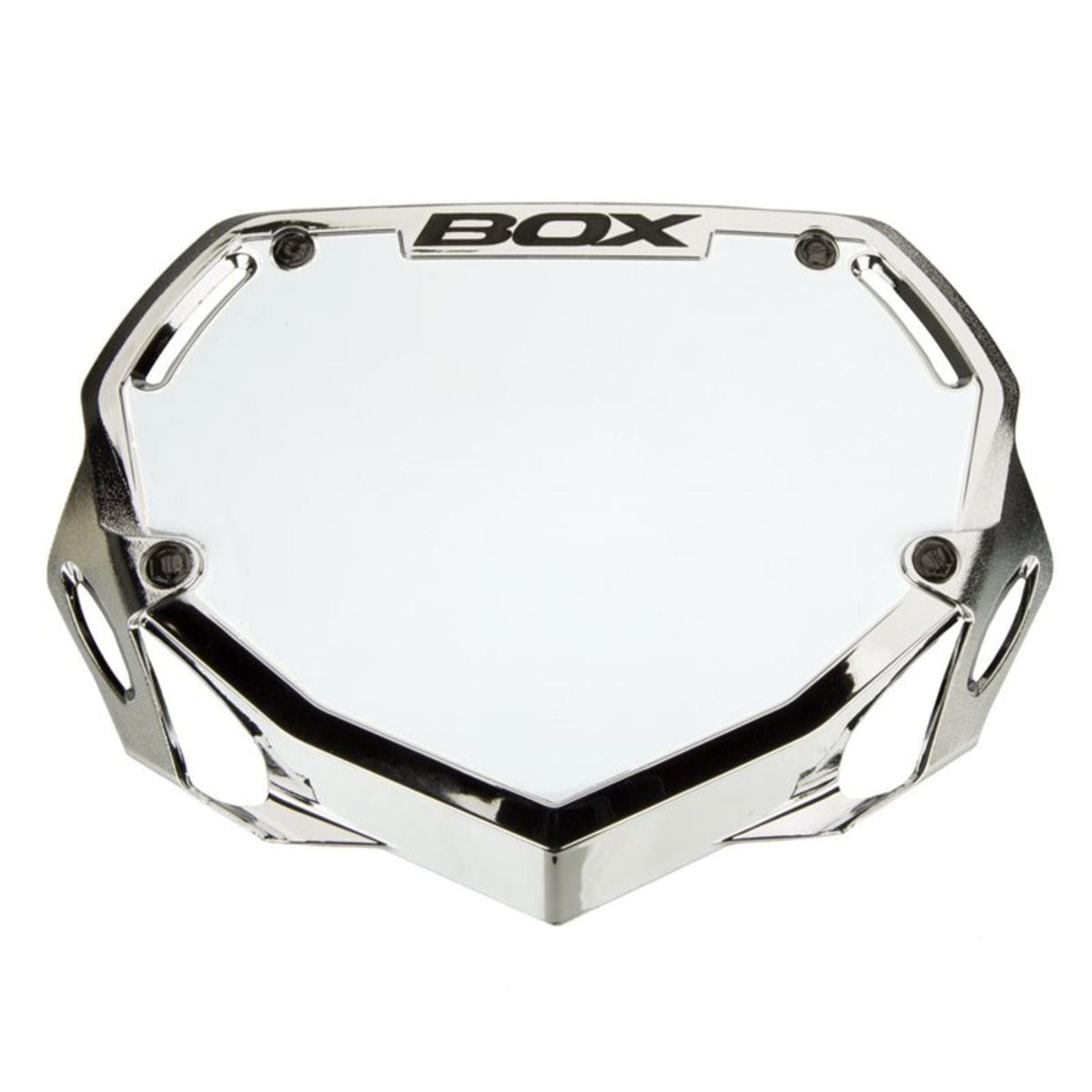 Bmx Racing Number Plate Box One BMX Racing Number Plate - Chrome Silver | 8Lines Shop