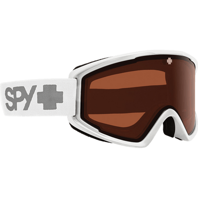 SPY Crusher Elite Eco White Snow Goggles - HD Persimmon Lens 8Lines Shop - Fast Shipping