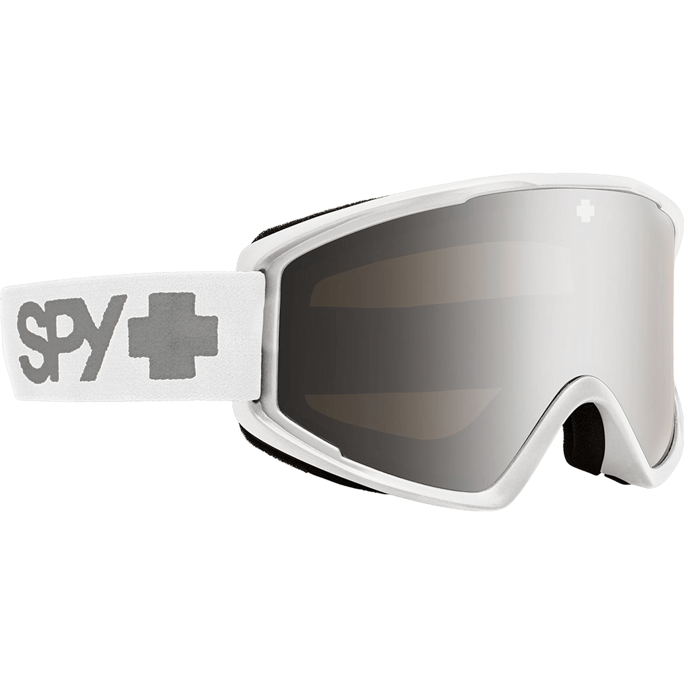 SPY Crusher Elite Eco White Snow Goggles - Silver Mirror 8Lines Shop - Fast Shipping