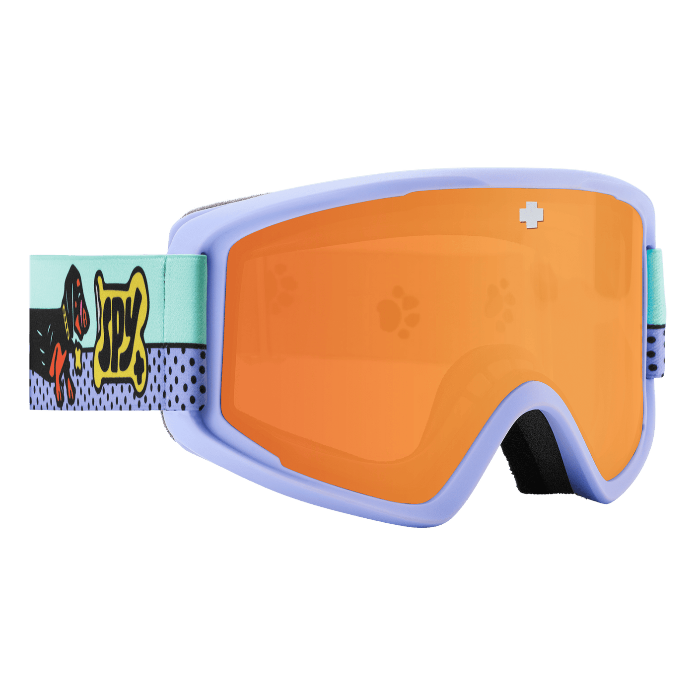 SPY Crusher Elite JR Kids Goggles Weiner Dog LL Persimmon 8Lines Shop - Fast Shipping