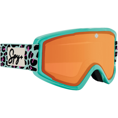 SPY Crusher Elite JR Kids Snow Goggles Leopard LL Persimmon 8Lines Shop - Fast Shipping