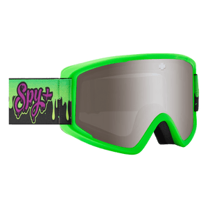 SPY Crusher Elite JR Kids Snow Goggles - Slime Silver 8Lines Shop - Fast Shipping