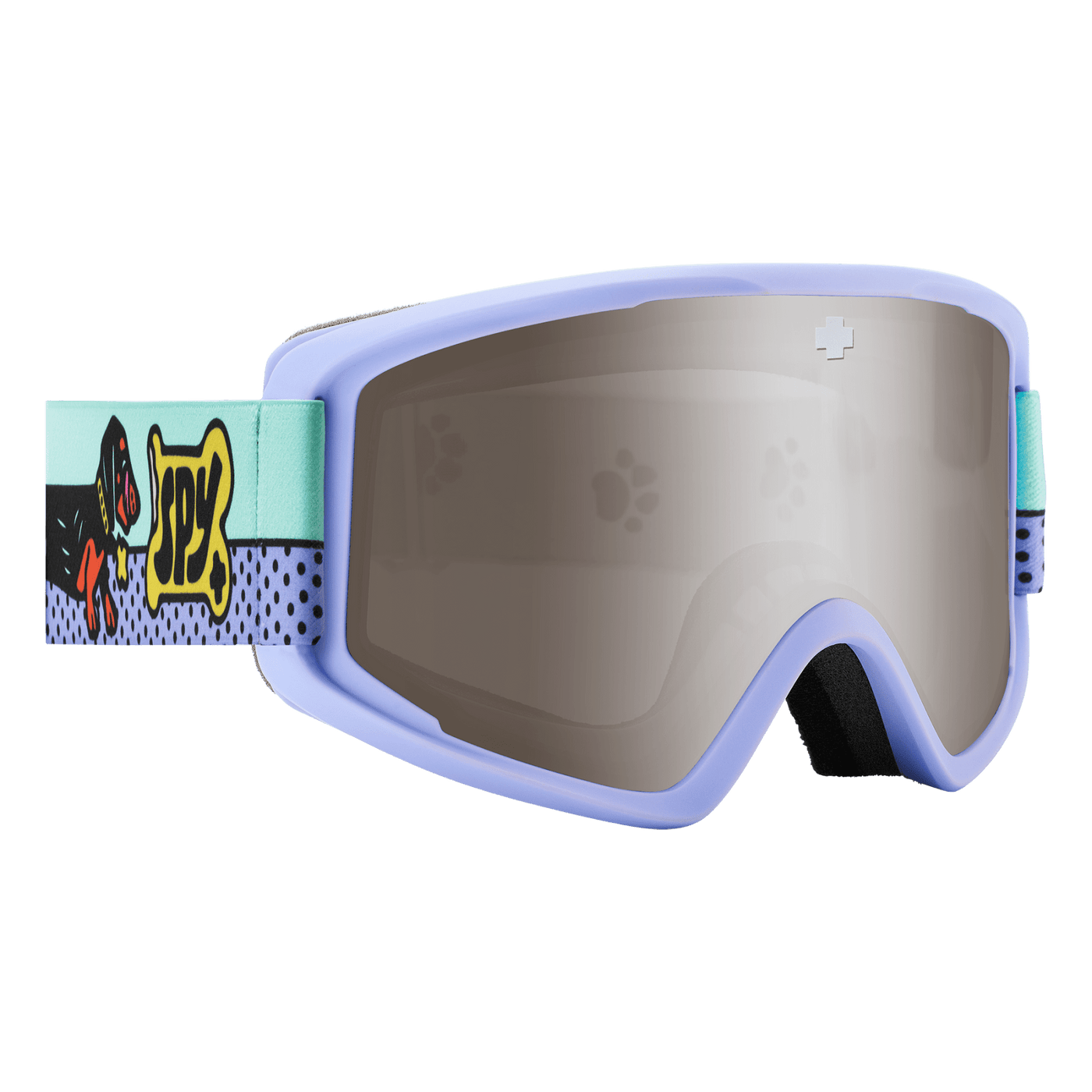 SPY Crusher Elite JR Kids Snow Goggles - Weiner Dog Silver 8Lines Shop - Fast Shipping