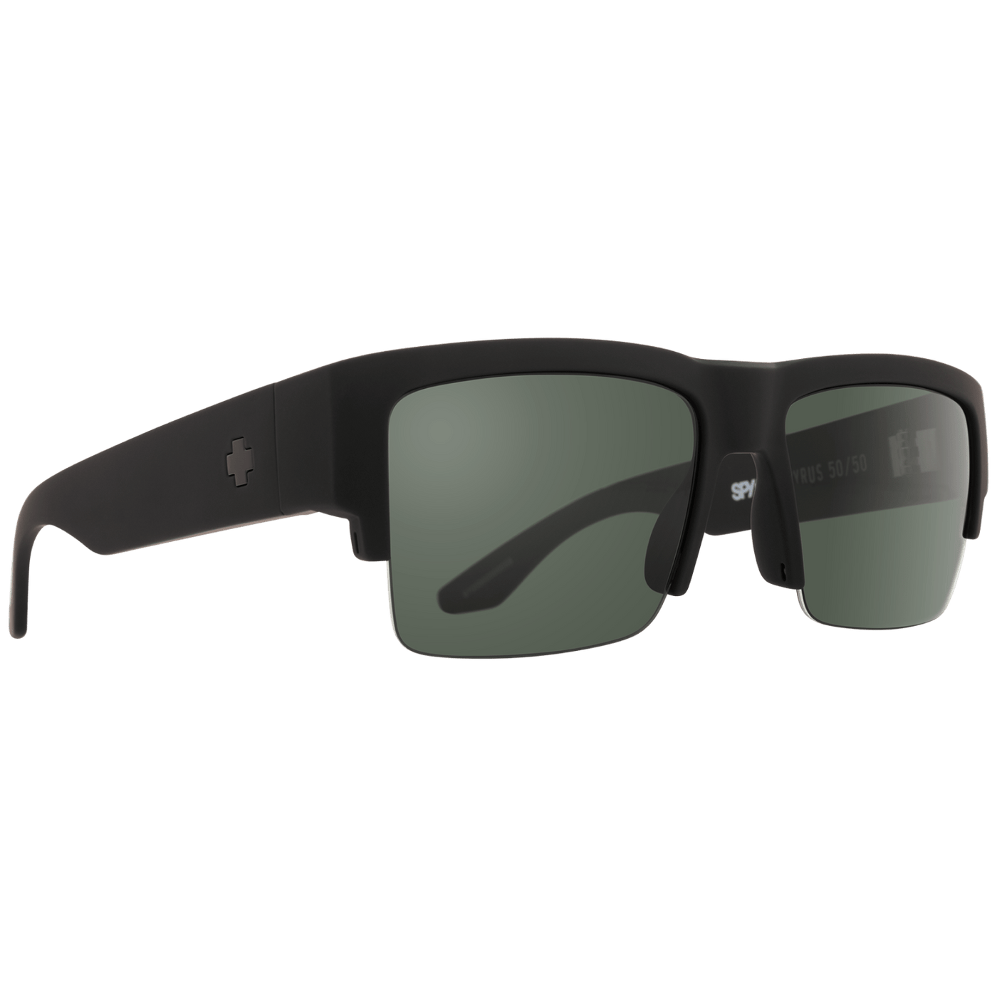 SPY CYRUS 5050 Polarized Sunglasses, Happy Lens - Gray/Green 8Lines Shop - Fast Shipping