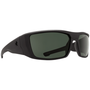 SPY DIRK ANSI Sunglasses, Happy Lens - SOSI Matte Black 8Lines Shop - Fast Shipping