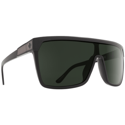 SPY Flynn Sunglasses, Happy Lens, Matte Black - Gray/Green 8Lines Shop - Fast Shipping