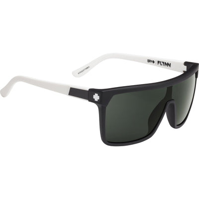 SPY Flynn Sunglasses, Happy Lens - Matte Ebony Ivory 8Lines Shop - Fast Shipping