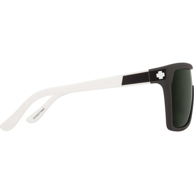 SPY Flynn Sunglasses, Happy Lens - Matte Ebony Ivory 8Lines Shop - Fast Shipping